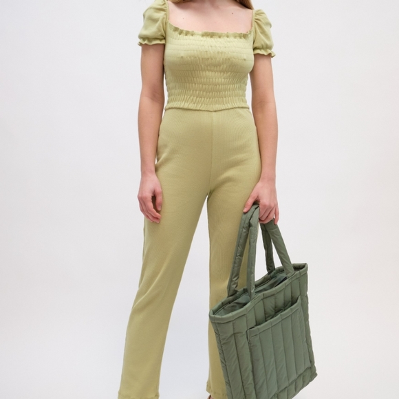 Lisa says gah lime green/ chartreuse medium jumpsuit! - Picture 1 of 4
